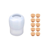 Round Silicone Jar Mold for DIY Storage Bottle, Candy Container, Candle Holder