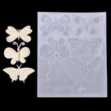Butterfly Resin Charms Necklace Earring Pendant Jewelry Making Mold