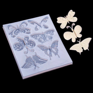 Butterfly Resin Charms Necklace Earring Pendant Jewelry Making Mold
