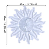 Large Mirror Sun Moon Silicone Mold for Epoxy Casting Craft
