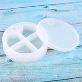 Round Jewelry Storage Box Mold for DIY Epoxy
