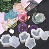 Heart Shape Silicone Storage Box Mold for Jewelry Making