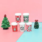 Resin Christmas Coffee Cup DIY Scrapbooking for Dollhouse Jewelry Making