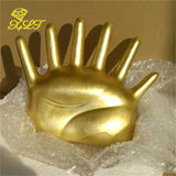 Resin Spray Paint Six Finger Palm Jewelry Rack
