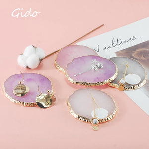 Resin Stone Palette Nail Palette Jewelry Ring Display False Drawing...