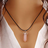 Resin Stone Pendulum Crystal Column Pendant Silicone UV Resin Mold