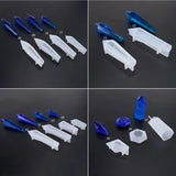 Resin Stone Pendulum Crystal Column Pendant Silicone UV Resin Mold