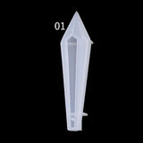 Resin Stone Pendulum Crystal Column Pendant Silicone UV Resin Mold