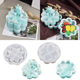 Resin Storage Box Mold with Lid Flower Jewelry Box Silicone Mould