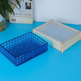 Resin Storage Box Mold Diamonds Jewelry Box Silicone Mould
