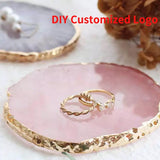 Resin Storage Painted Palette Tray Jewelry Display Plate Organizer