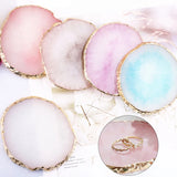 Resin Storage Painted Palette Tray Jewelry Display Plate Organizer