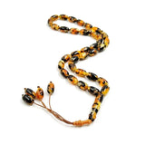 Resin Tasbih 33Beads Islamic Man's Bracelet Small Size Misbaha