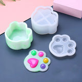 Cat Paw Storage Box Mold DIY Epoxy Resin Tray Mold