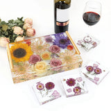 Resin Tray Mould, Rectangular Tray Mould, Square Coaster Mould Set