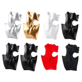 Resin/Velvet Mannequin Head Necklace Jewelry Display Stand