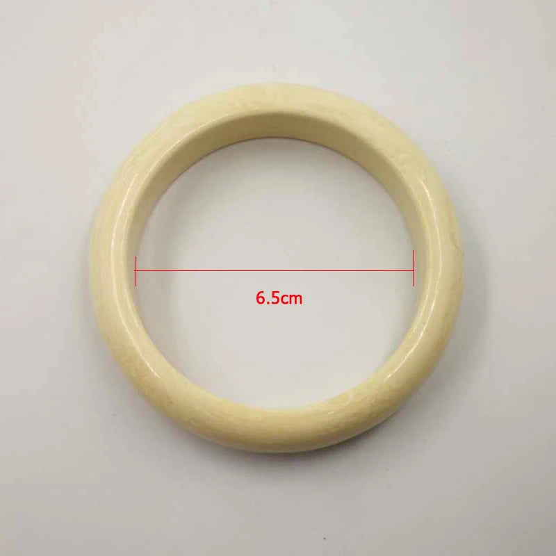 Resin Ivory Bangles for Women Cuff Bracelets