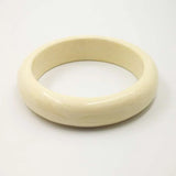 Resin Ivory Bangles for Women Cuff Bracelets