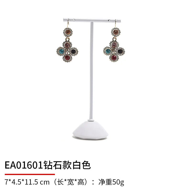 Resin Metal Earrings Jewelry Display Stand