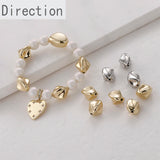 Diamond-Shaped Resin Beads Color-Preserving Electroplating DIY Material