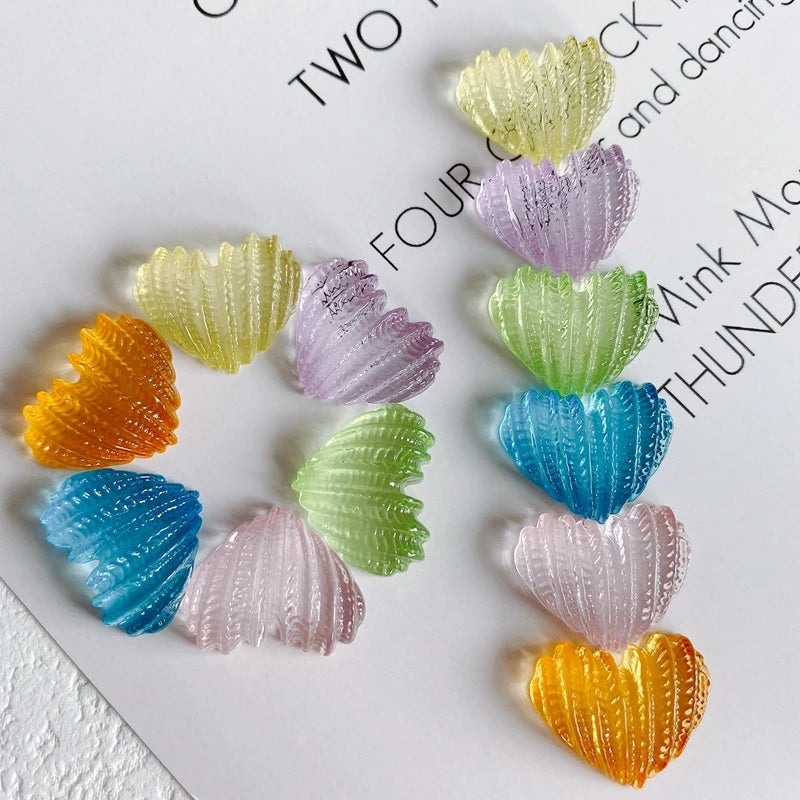 Acrylic Peach Heart Hairpin DIY Accessories