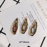 Resin Mineral Powder Crystal Lake Green Pendant DIY Earrings Necklace Key Chain