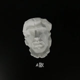 Resin Plaster Portrait Solid Face Brooch Necklace DIY Jewelry Materials