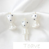 Resin and Luminous Powder Alien Pendant DIY Earrings
