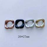 Resin Plating Geometric Earrings