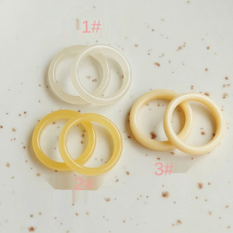 Resin ring DIY jewelry kit - earrings hairpin accessories
