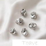 Resin Twisted Hole Beads DIY Earrings Necklace Bracelet Material