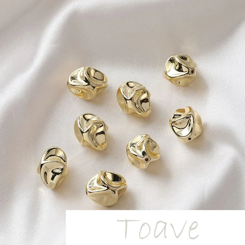 Resin Twisted Hole Beads DIY Earrings Necklace Bracelet Material