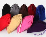 25x35 cm Drawstring Velvet Bags Tablet PC Gift Bags Wedding Packing