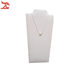 Foldable PU Necklace Rack Wooden Necklace Display Pendant Storage Organizer