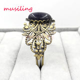 Vintage Bronze Bangle Bracelet for Women