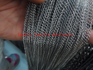 20m Bulk Stainless Steel Thin Link Chain Jewelry Finding DIY
