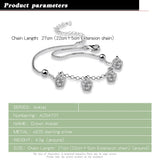 925 Sterling Silver Ankle Crown Bracelet Bohemia Foot Beach Anklets