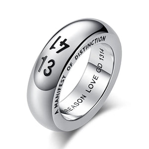 Retro Titanium Steel Wedding Rings for Couple - Gift for Girl Boyfriend