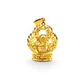 18K Yellow Plated Maitreya Buddha Pendant for Women Men