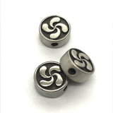 2mm Pinwheel Bead 316l Stainless Steel Small Hole Charms DIY Bracelets