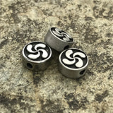 2mm Pinwheel Bead 316l Stainless Steel Small Hole Charms DIY Bracelets