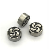 2mm Pinwheel Bead 316l Stainless Steel Small Hole Charms DIY Bracelets
