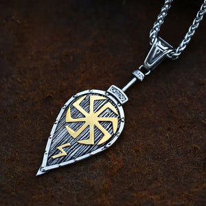 Slavic Necklace For Men Stainless Steel Viking Pendant Jewelry