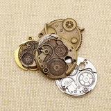 Steampunk Wheel Gear Solar System Charms Pendant DIY Craft Supplies