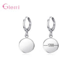 925 Silver Hoop Earrings Women Girls Party Gift Jewelry