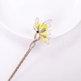 Chinese Style Rhinestone Tassel Hairpin