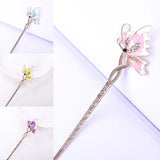 Chinese Style Rhinestone Tassel Hairpin