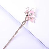Chinese Style Rhinestone Tassel Hairpin