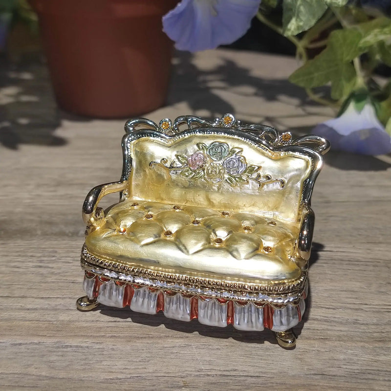 European Style Jewelry Box High-end Gift Storage Organizer Case