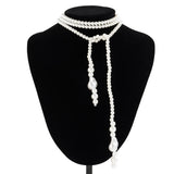 Vintage Baroque Pearl Choker Necklace
